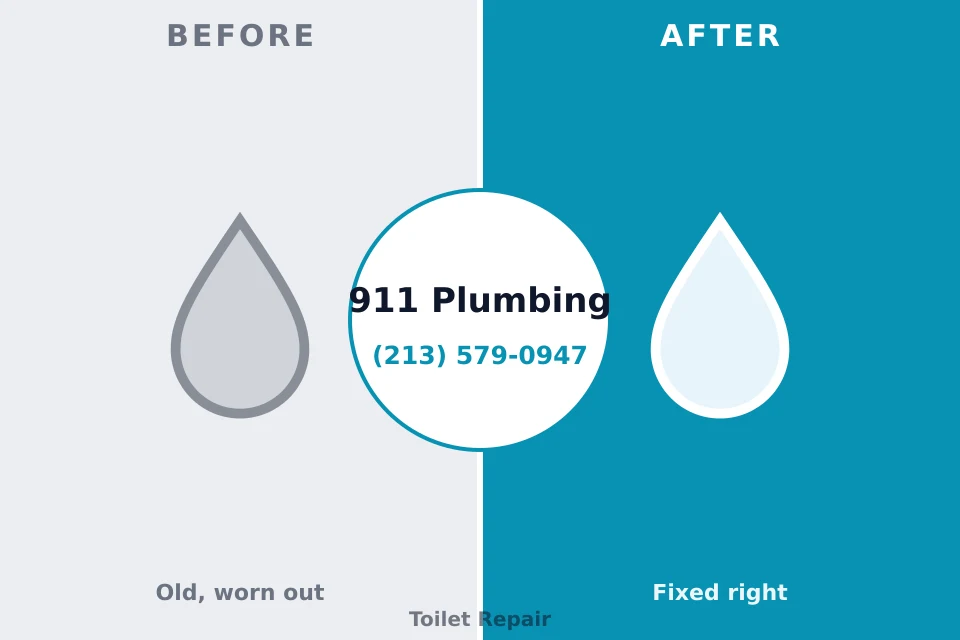 Before and after: plumbing repair Atascadero, CA